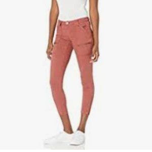 NWT Joie Women's Park Skinny Slim Fit Ankle Zip Pants, Tawny, Size 24